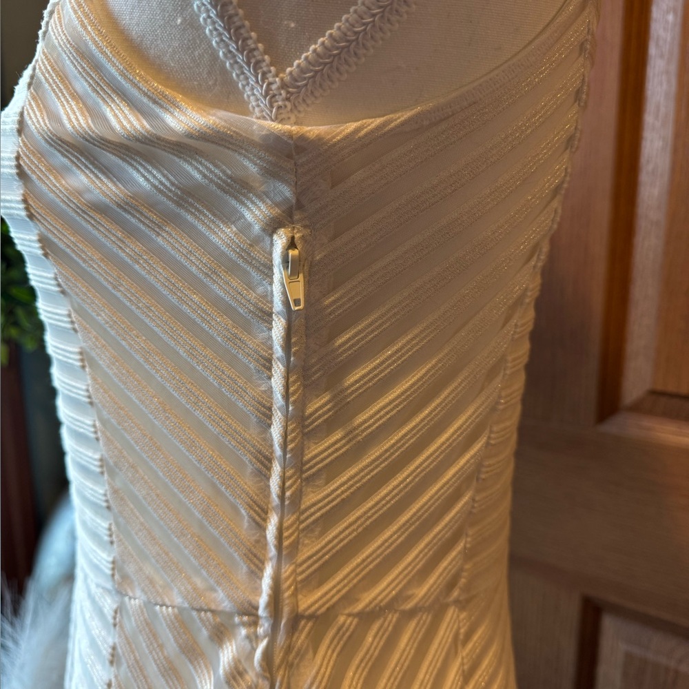 Tommy Hilfiger White Sleeveless Mini Dress Womens Size 12/14 EUC - Picture 5 of 16